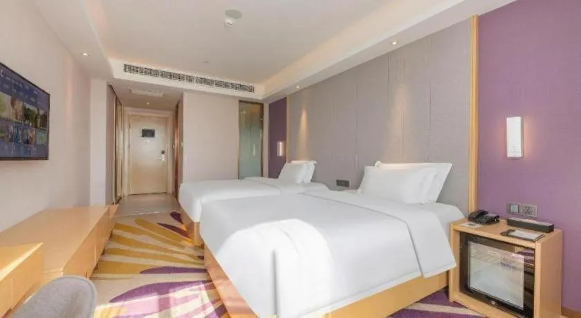 Bed in Lavande Hotels Jinzhong Youjian Pingyao