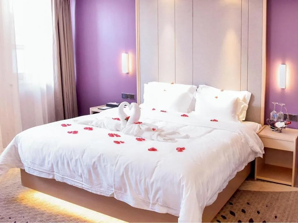 Bed in Lavande Hotels Jinzhong Youjian Pingyao