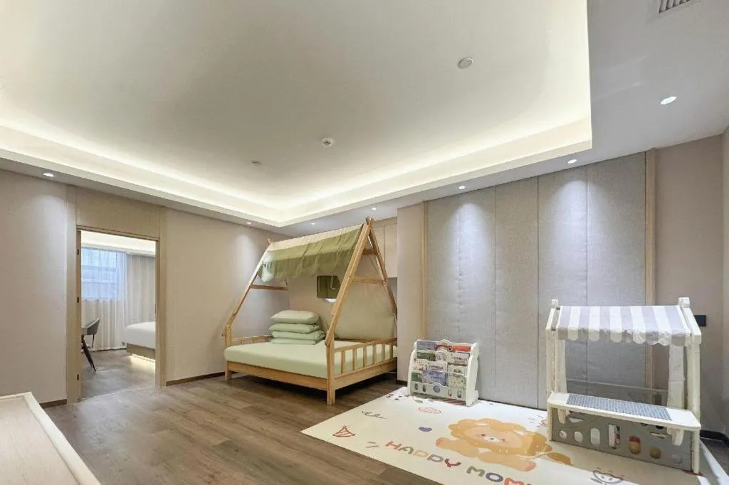 Bed in Lavande Hotels Jinzhong Youjian Pingyao