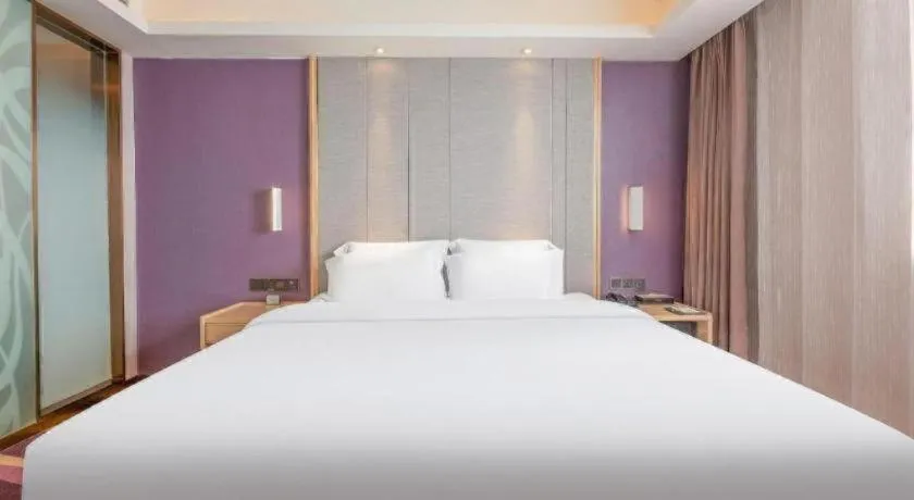 Bed in Lavande Hotels Jinzhong Youjian Pingyao