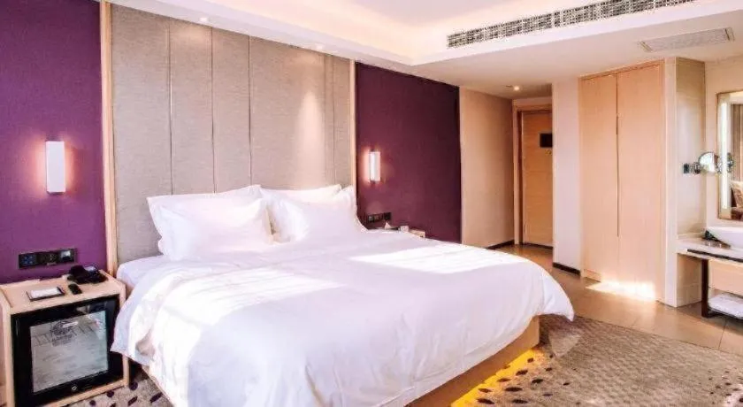 Bed in Lavande Hotels Jinzhong Youjian Pingyao
