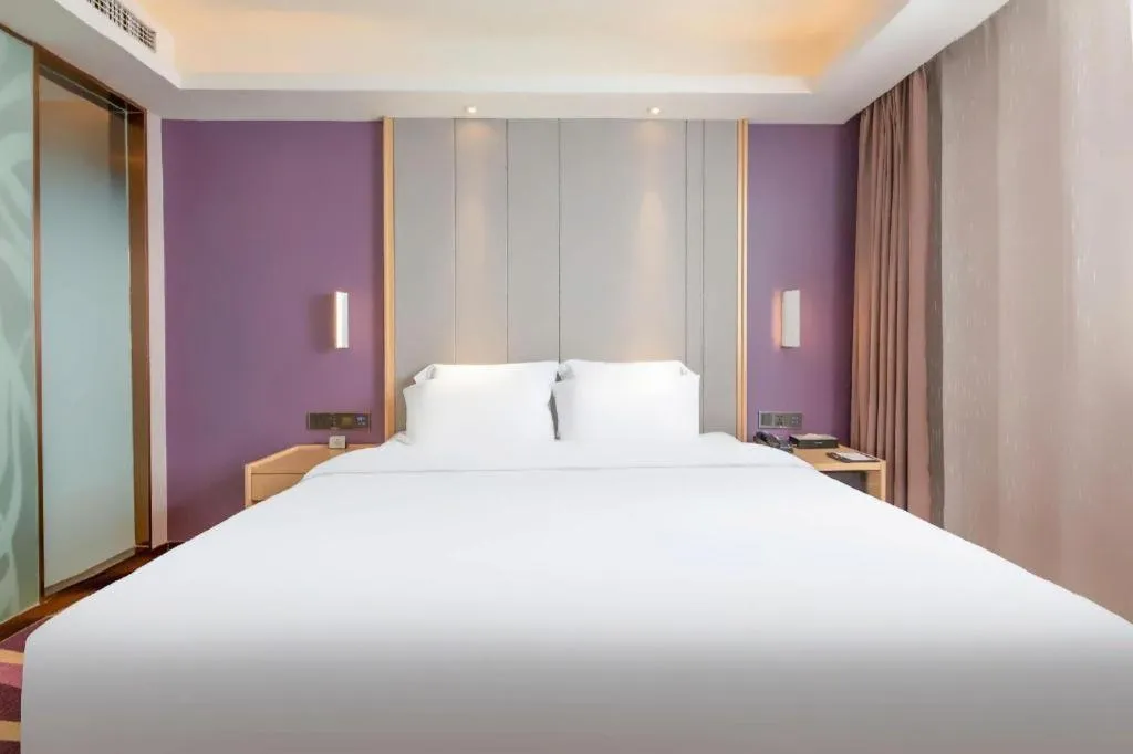 Bed in Lavande Hotels Jinzhong Youjian Pingyao