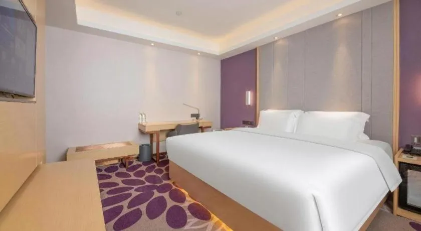 Bed in Lavande Hotels Jinzhong Youjian Pingyao