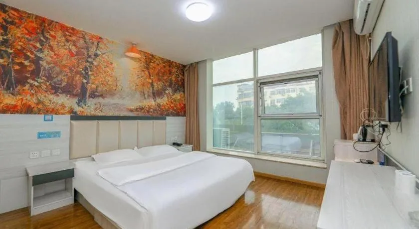 Bed in PAI Hotels Beijing Tongzhou Majuqiao