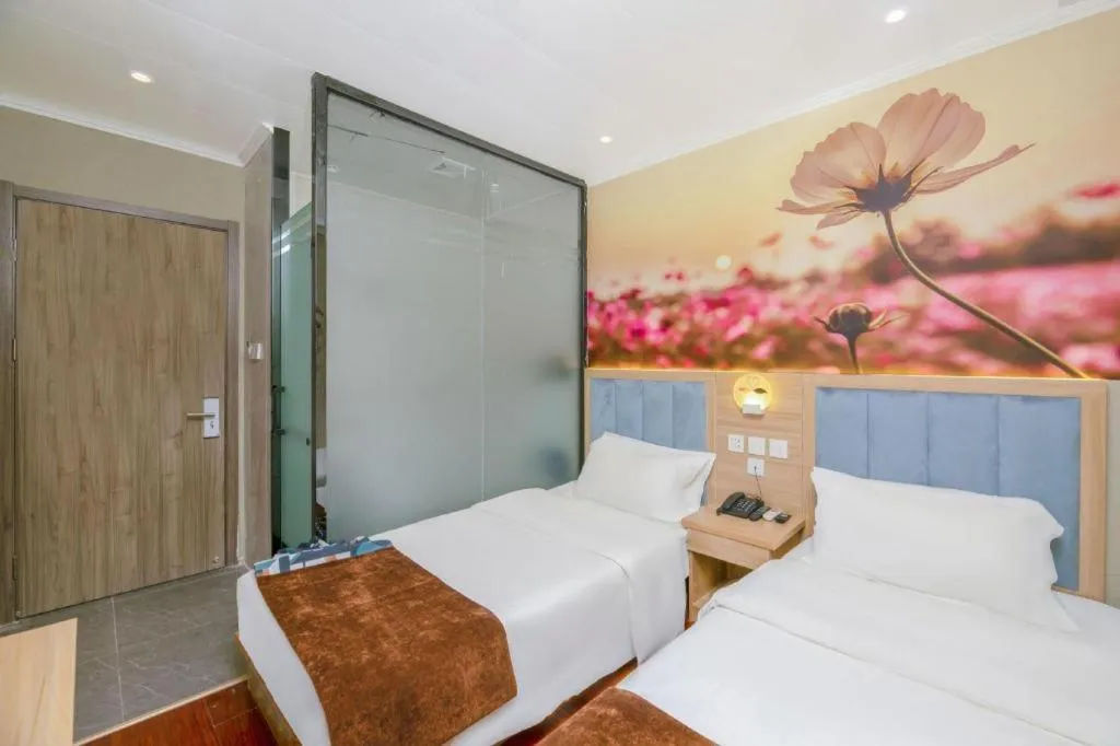 Bed in PAI Hotels Beijing Tongzhou Majuqiao