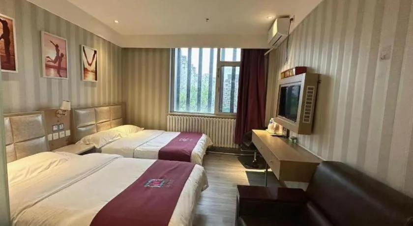 Bed in PAI Hotels Beijing Tongzhou Majuqiao