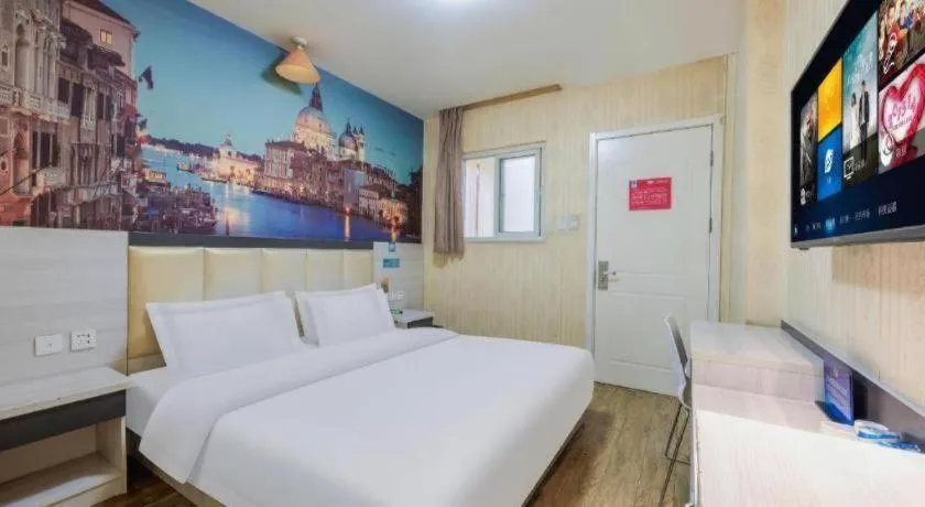 Bed in PAI Hotels Beijing Tongzhou Majuqiao