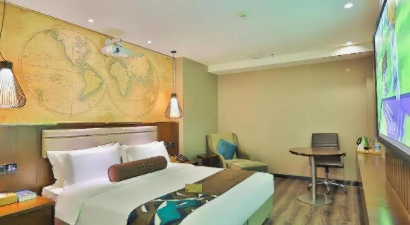 Bed in James Joyce Coffetel Jilin Railway Station Fortune Plaza