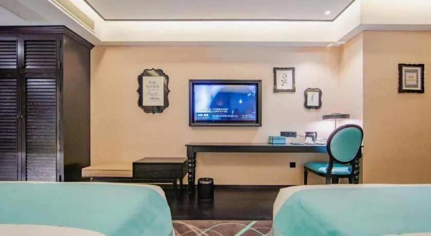 Bed in Xana Hotelle Tianjin Binjiang Road Heping Road Metro Station Quanyechang