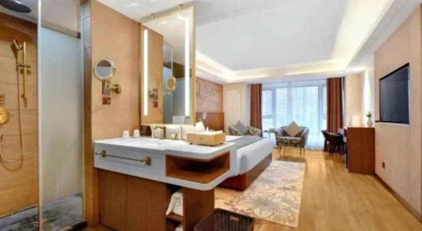 Bed in James Joyce Coffetel Harbin West High-speed Railway Station Wanda Plaza