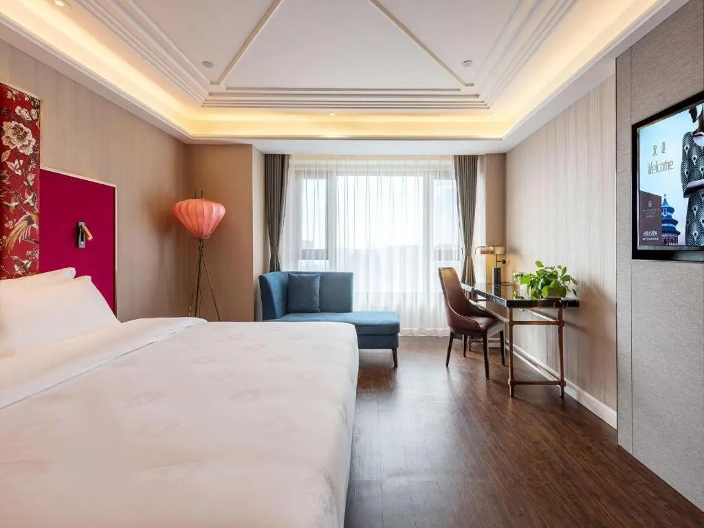 Bed in James Joyce Coffetel Harbin West High-speed Railway Station Wanda Plaza