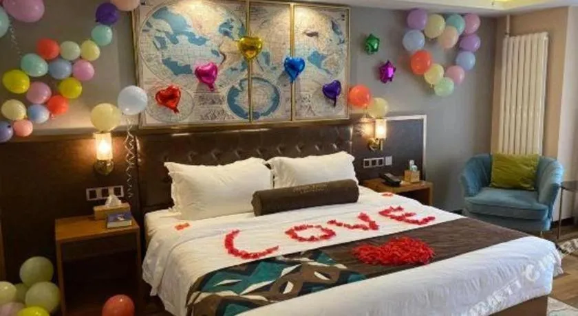 Bed in James Joyce Coffetel Harbin West High-speed Railway Station Wanda Plaza