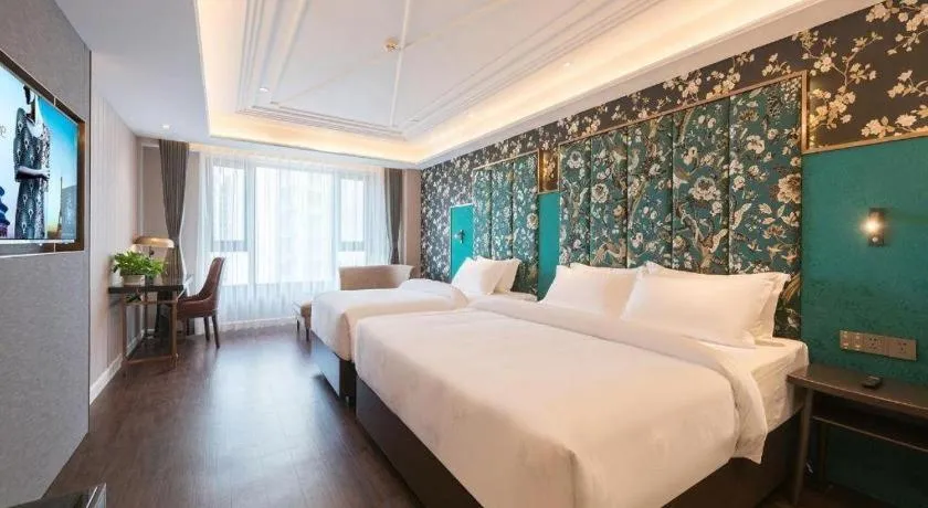 Bed in James Joyce Coffetel Harbin West High-speed Railway Station Wanda Plaza