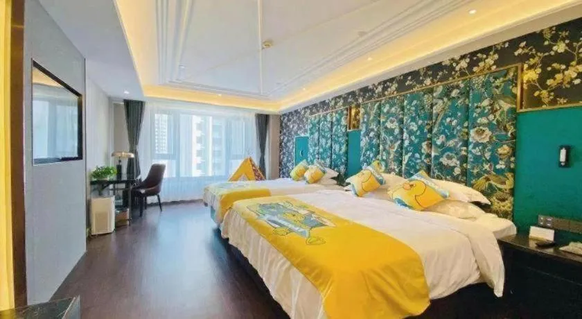 Bed in James Joyce Coffetel Harbin West High-speed Railway Station Wanda Plaza