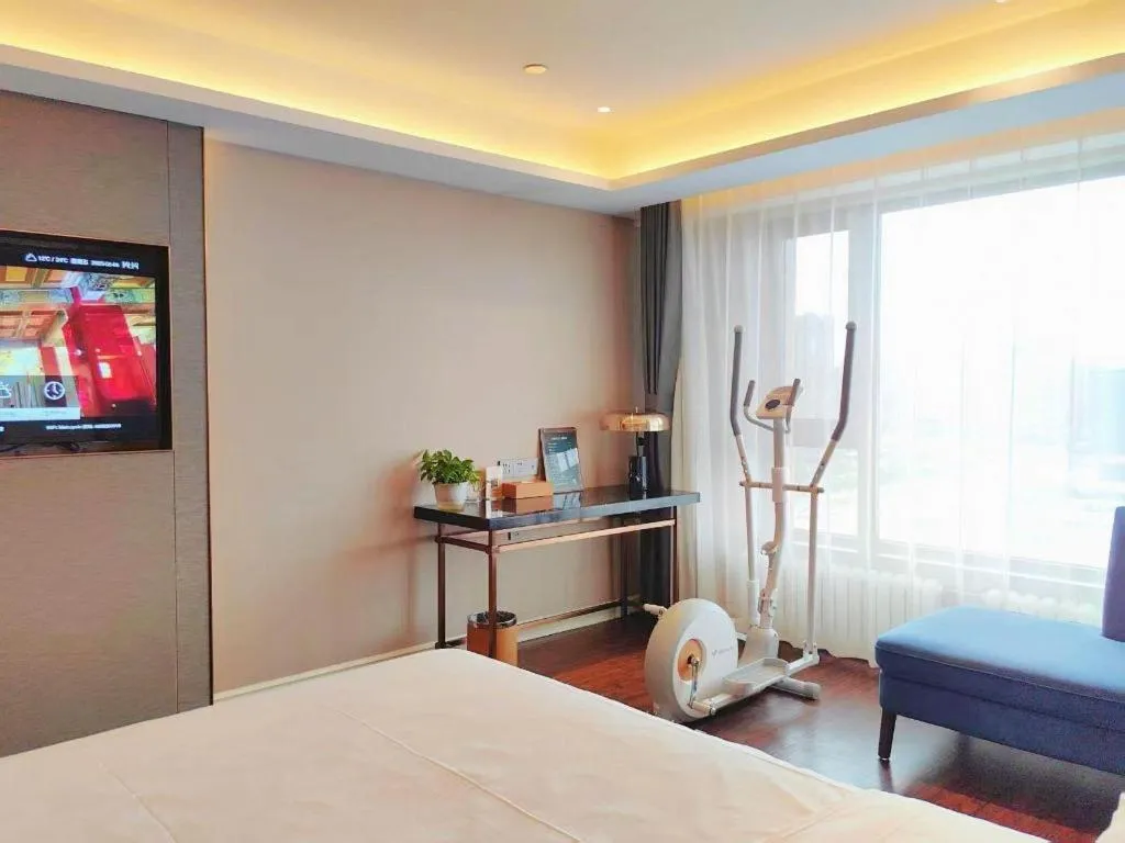 Bed in James Joyce Coffetel Harbin West High-speed Railway Station Wanda Plaza