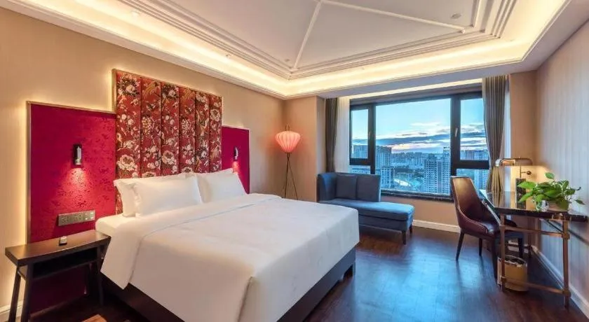 Bed in James Joyce Coffetel Harbin West High-speed Railway Station Wanda Plaza