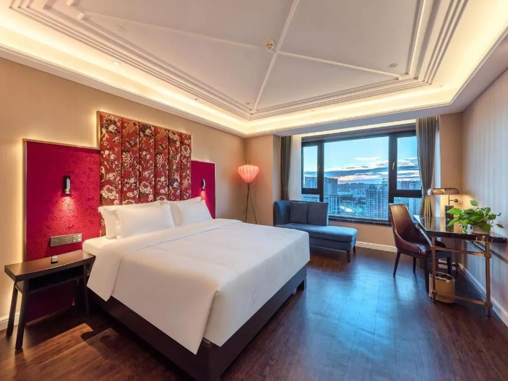 Bed in James Joyce Coffetel Harbin West High-speed Railway Station Wanda Plaza