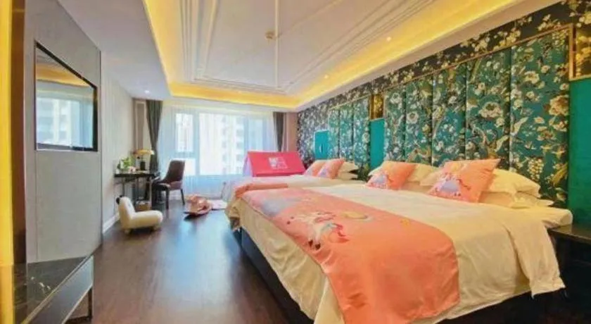 Bed in James Joyce Coffetel Harbin West High-speed Railway Station Wanda Plaza