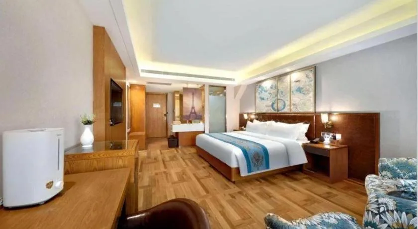 Bed in James Joyce Coffetel Harbin West High-speed Railway Station Wanda Plaza