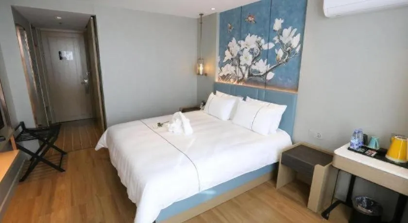 Bed in Magnotel Hengshui Lake Jizhou Middle School