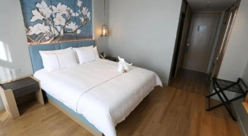 Bed in Magnotel Hengshui Lake Jizhou Middle School