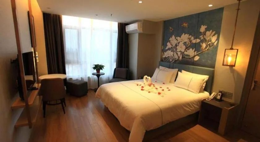 Bed in Magnotel Hengshui Lake Jizhou Middle School