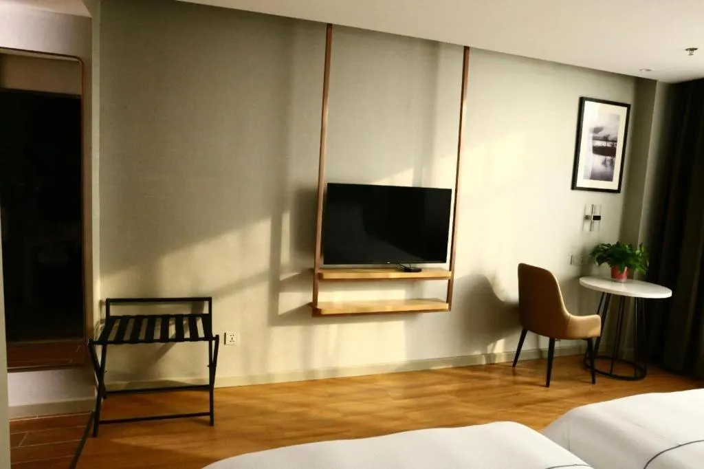 Bed in Magnotel Hengshui Lake Jizhou Middle School