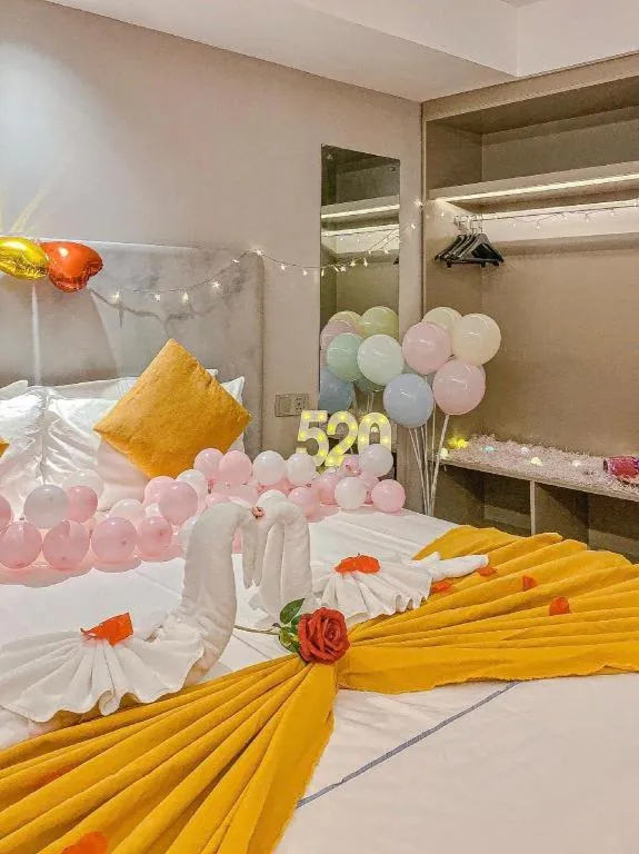 Bed in Magnotel Hotel Wuhan Jiangtan Lihuangpo Road Pedestrian Street