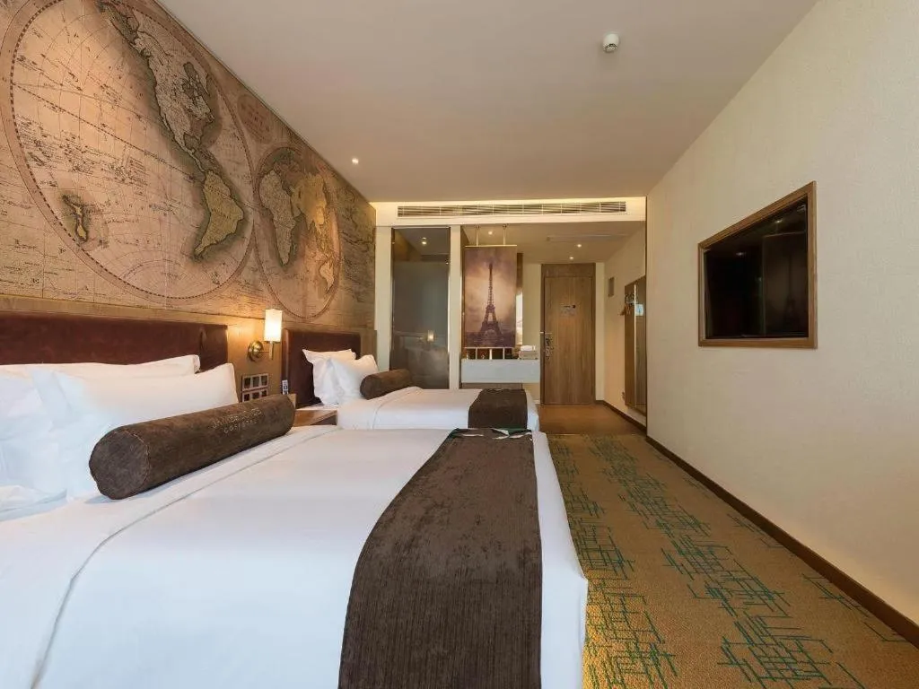 Bed in James Joyce Coffetel Tangshan Zunhua Film City