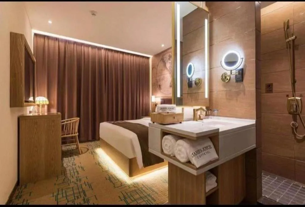 Bed in James Joyce Coffetel Tangshan Zunhua Film City