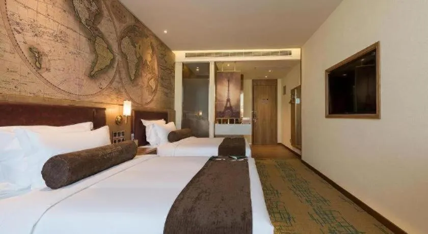 Bed in James Joyce Coffetel Tangshan Zunhua Film City