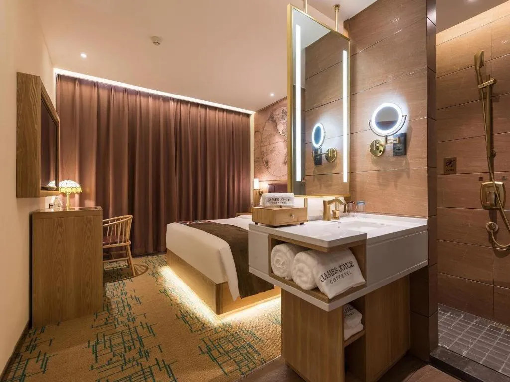 Bed in James Joyce Coffetel Tangshan Zunhua Film City