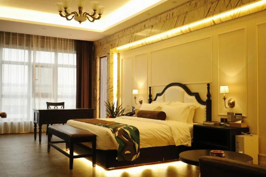 Bed in James Joyce Coffetel Tangshan Zunhua Film City