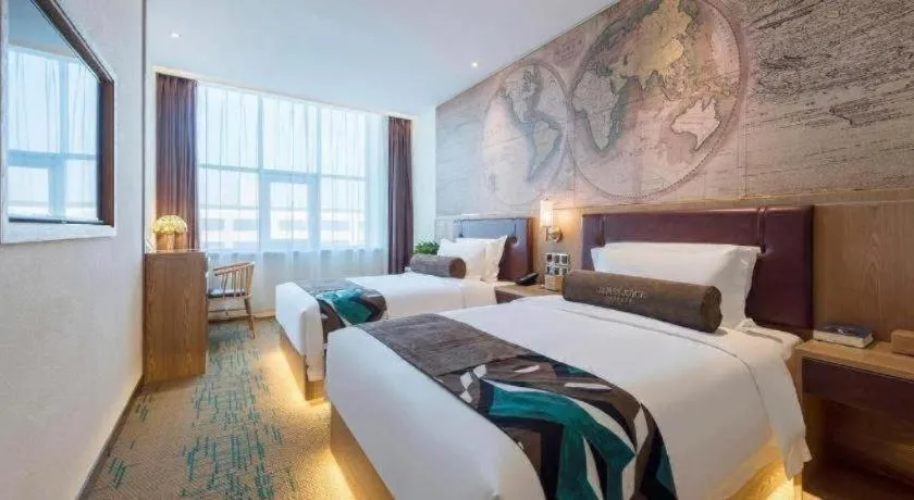 Bed in James Joyce Coffetel Tangshan Zunhua Film City