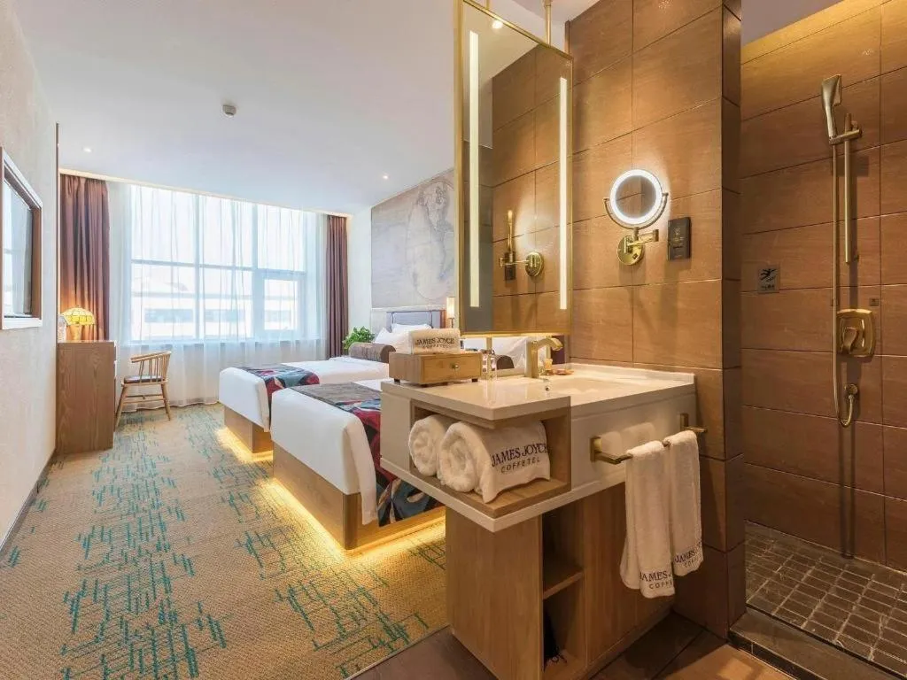 Bed in James Joyce Coffetel Tangshan Zunhua Film City