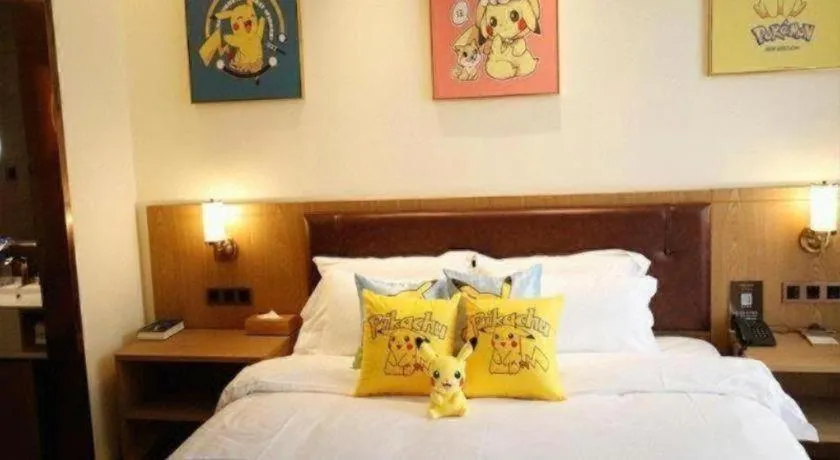 Bed in James Joyce Coffetel Tangshan Zunhua Film City