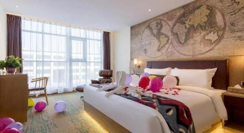 Bed in James Joyce Coffetel Tangshan Zunhua Film City