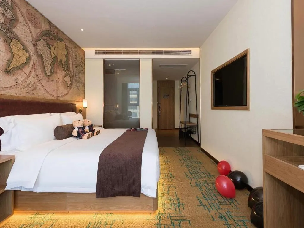 Bed in James Joyce Coffetel Tangshan Zunhua Film City