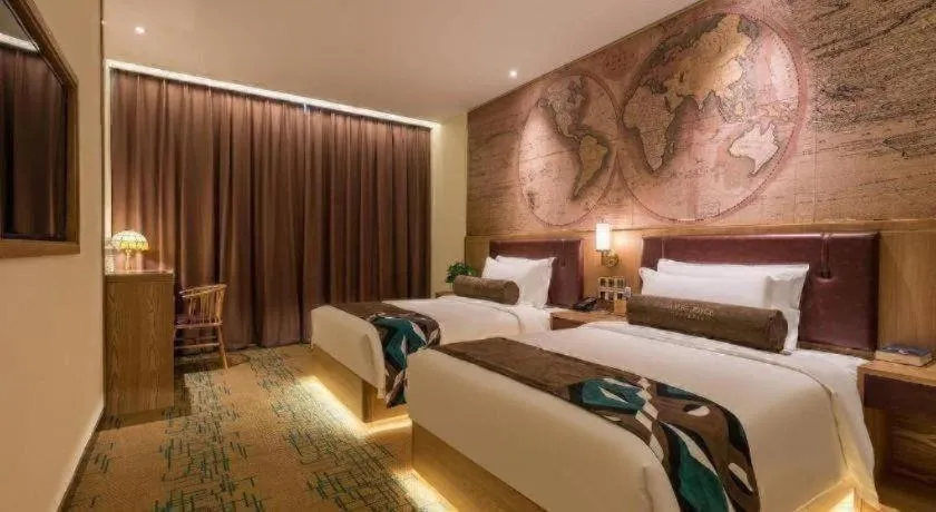 Bed in James Joyce Coffetel Tangshan Zunhua Film City