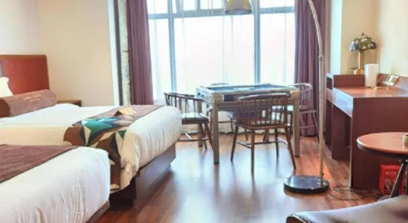 Bed in James Joyce Coffetel Wuhan Gutian Er Road Metro Station