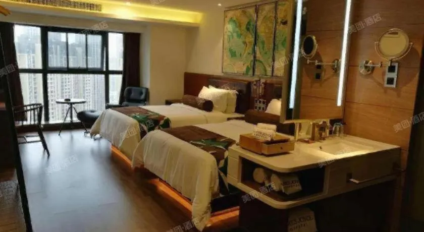 Bed in James Joyce Coffetel Wuhan Gutian Er Road Metro Station