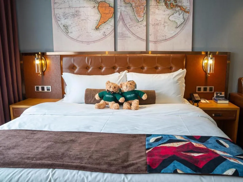 Bed in James Joyce Coffetel Wuhan Gutian Er Road Metro Station