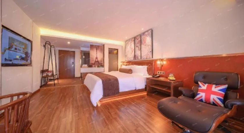 Bed in James Joyce Coffetel Wuhan Gutian Er Road Metro Station