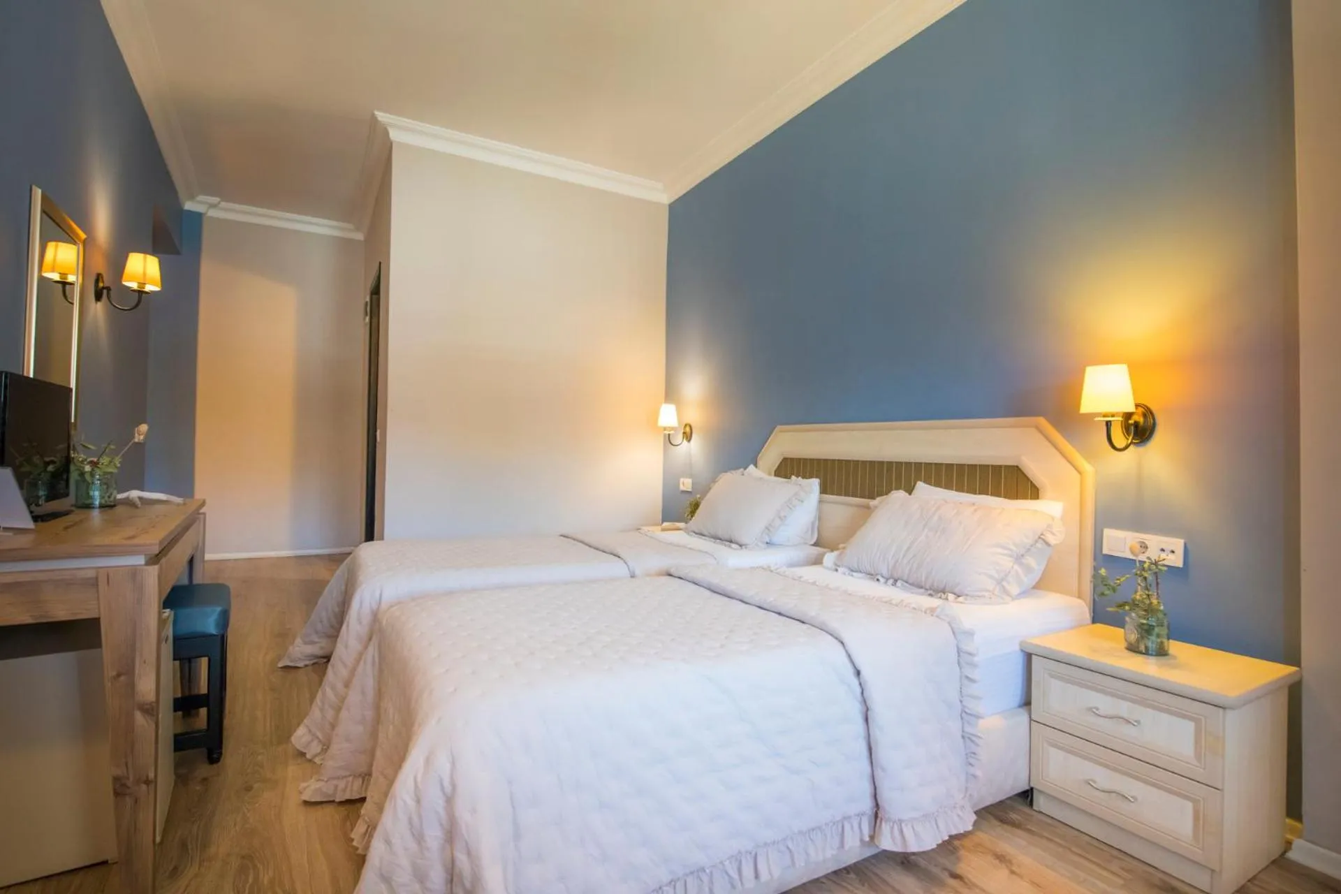 Bed in Akkent Garden Hotel