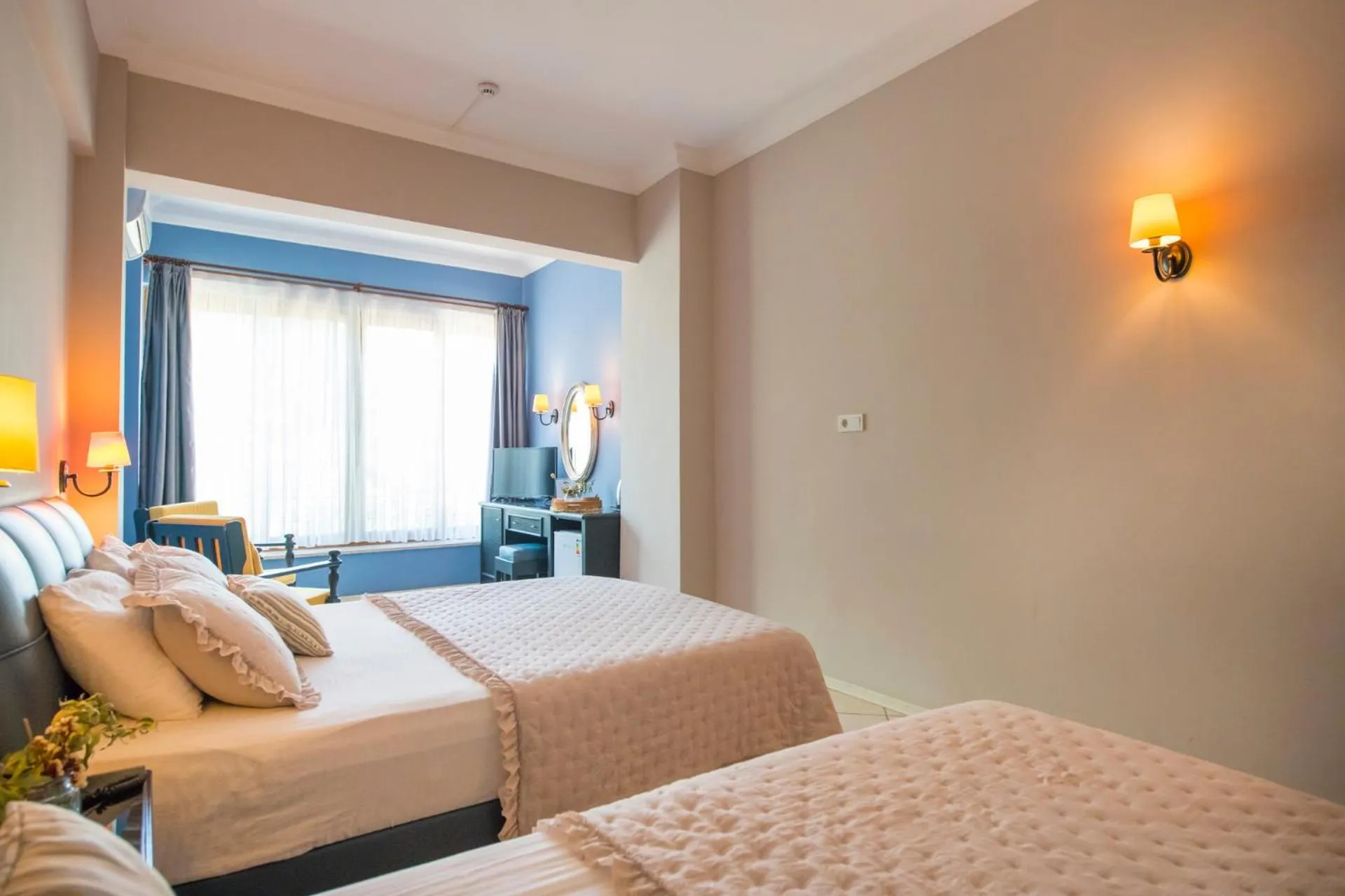 Bed in Akkent Garden Hotel