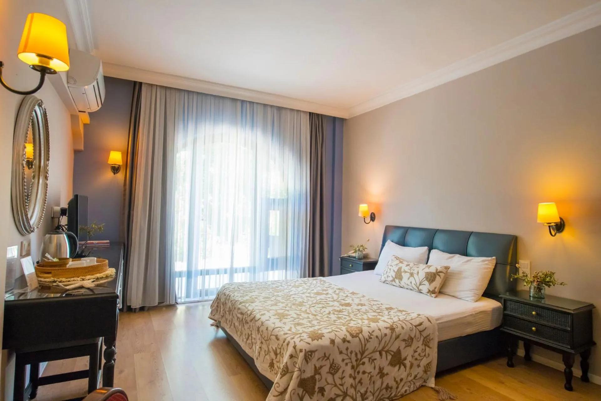 Bed in Akkent Garden Hotel