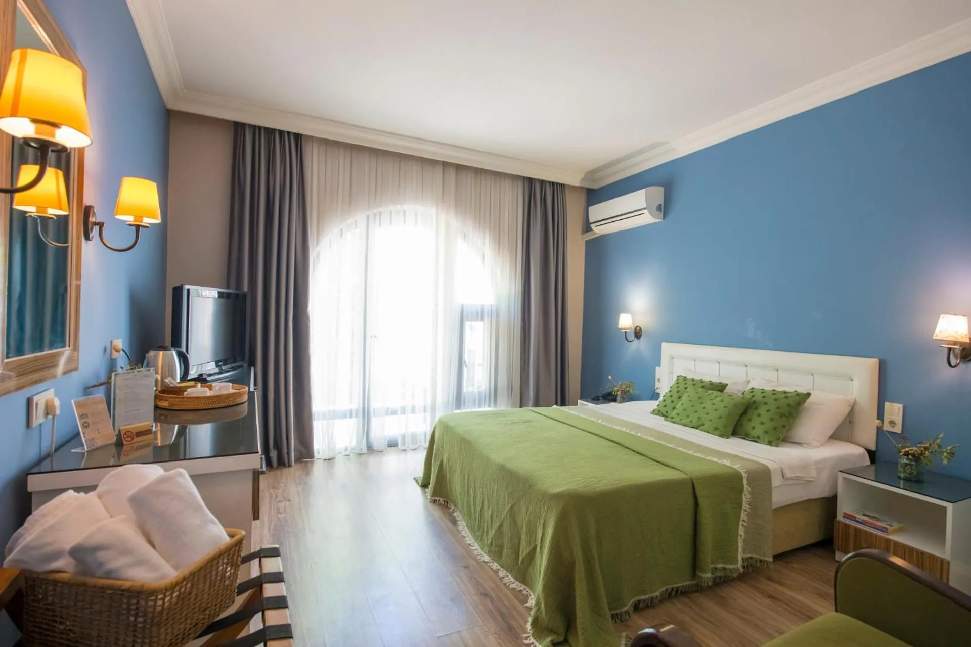 Bed in Akkent Garden Hotel