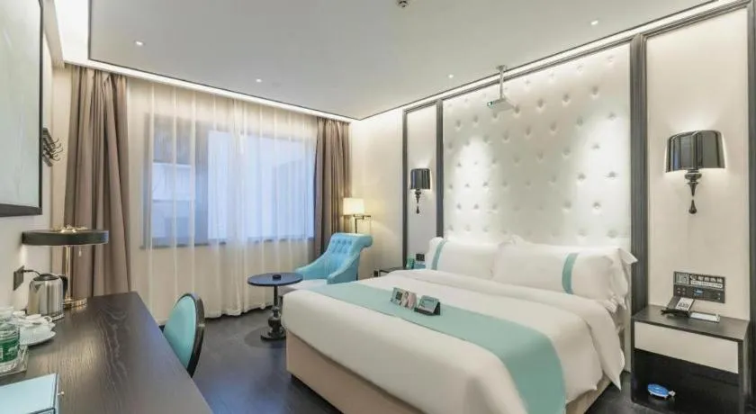 Bed in Xana Hotelle Nanchang Hongdu Middle Avenue Provincial TV Station