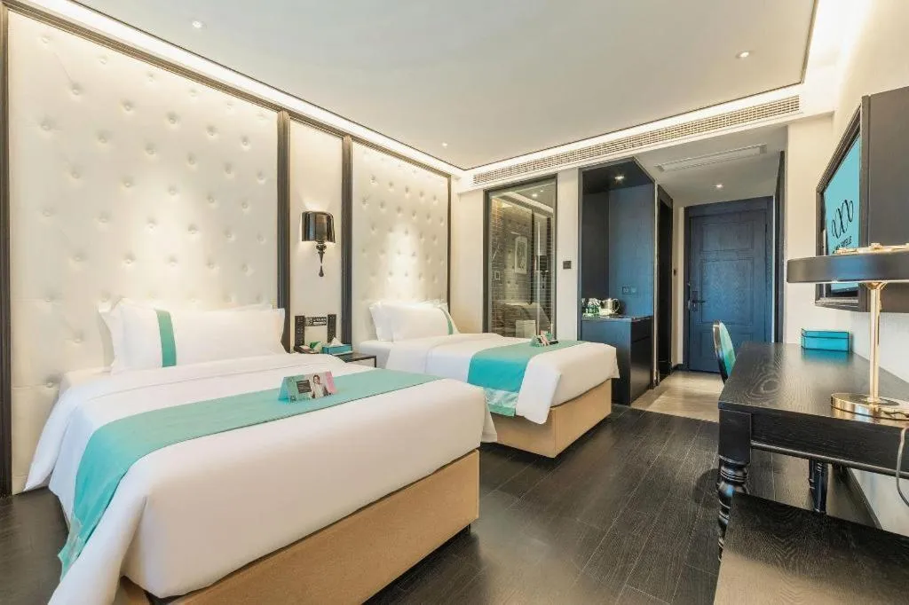 Bed in Xana Hotelle Nanchang Hongdu Middle Avenue Provincial TV Station