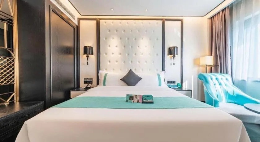 Bed in Xana Hotelle Nanchang Hongdu Middle Avenue Provincial TV Station